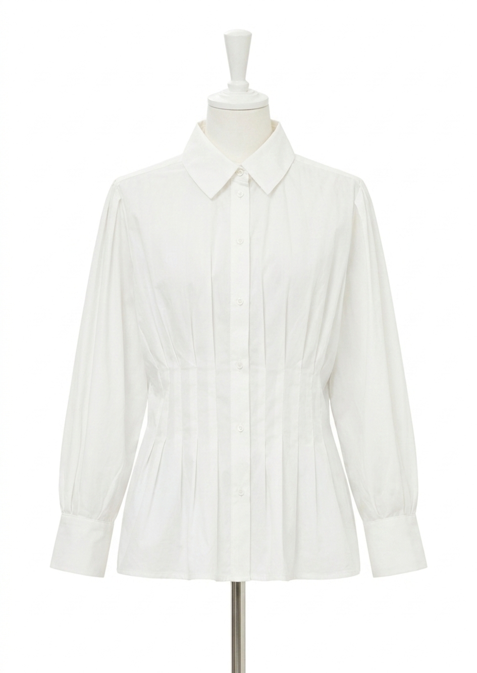 NEW OLIPHANT elizabeth soft peplum silhouette top in cloud